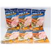 Image 1 : 6 BAGS OF DISPOSABLE POLY GLOVES 1 BAG = 50 GLOVES