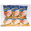 Image 1 : 6 BAGS OF DISPOSABLE POLY GLOVES 1 BAG = 50 GLOVES