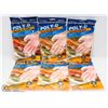 Image 1 : 6 BAGS OF DISPOSABLE POLY GLOVES 1 BAG = 50 GLOVES