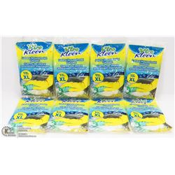 8 PAIRS OF LATEX HOUSEHOLD GLOVES