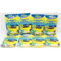 8 PAIRS OF LATEX HOUSEHOLD GLOVES