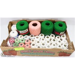 FLAT OF NEW CROCHET COTTON