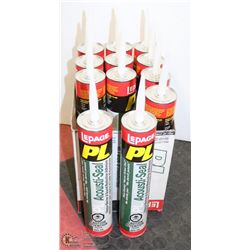 CASE OF 12  LEPAGE ACOUSTI SEAL VAPOR BARRIER