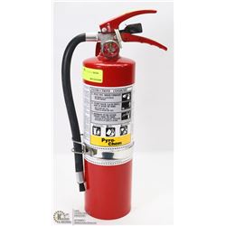5LB A,B,C FIRE EXTINGUISHER CHARGED AND PINNED