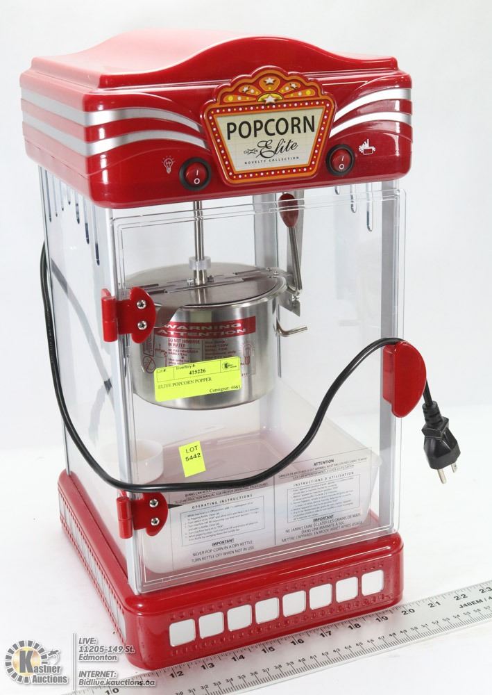 ELITE POPCORN POPPER