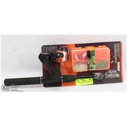 NEW COMPLETE PORTABLE 45 PIECE FISHING SET.