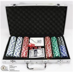 NEW POKER SET IN LOCKABLE CASE