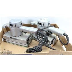 PAIR OF 1/2 SHEET FINISHING SANDERS.