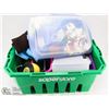 Image 1 : CRAFT LOT WITH STORAGE ORGANIZERS & CRAFT