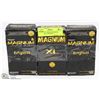 Image 1 : 3 BOXES OF TROJAN MAGNUM CONDOMS, 12 PER BOX