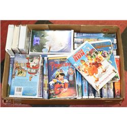 BOX OF DISNEY VHS, SOME SEALED
