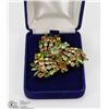 Image 1 : MULTI-COLOUR RHINESTONE BROOCH
