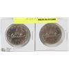Image 1 : TWO CANADIAN 1975 DOLLAR COINS