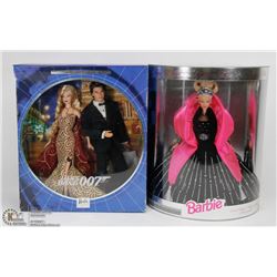 BARBIE DOLLS NEVER OUT OF THE BOX INCL JAMES BOND