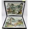 Image 1 : LOT OF 2 VINTAGE FRAMED PAINTINGS