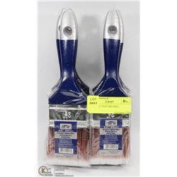 6 NEW 2.5" PAINTBRUSHES.