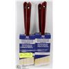 Image 1 : 6 NEW 3" ANGLED PAINTBRUSHES.