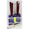 Image 1 : 6 NEW 3" ANGLED PAINTBRUSHES.