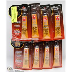 8 NEW 30ML TUBES OF TUFFGUY CLEAR SUPER GLUE.