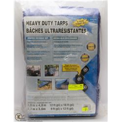 2 NEW 14X14 HEAVY DUTY TARPS.
