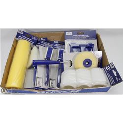 FLAT OF ALL NEW PAINTBRUSHES & ROLLERS.