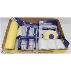 FLAT OF ALL NEW PAINTBRUSHES & ROLLERS.