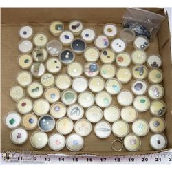 LARGE LOT OF ASSORTED GEMSTONES (UNTESTED)