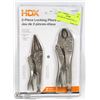 Image 1 : NEW HDX 2PC LOCKING PLIER SET