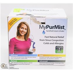 MY PURMIST HAND HELD STEAM INHALER.