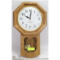 HERITAGE QUARTZ REGULATOR WALL CLOCK.