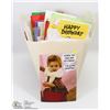 Image 1 : SMALL TOTE  FULL OF ASSORTED GREETING CARDS