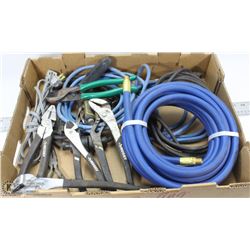 ESTATE FLAT OF TOOLS - INCLUDES GREENLEE SNIPS, 4