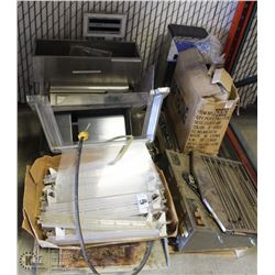 PALLET OF RESTAURANT ITEMS