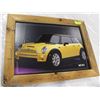 Image 1 : MINI COOPER CAR FRAMED PICTURE 28X22