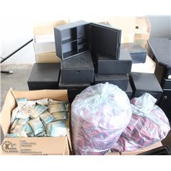 PALLET OF SINGLE SERVE COFFEE TRAYS AND MORE