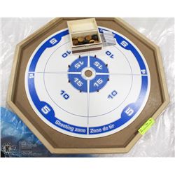 CROKINOLE BOARD WITH CHIPS