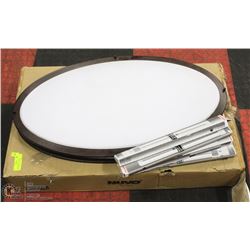 2 NUVO SEMI FLUSH MOUNT DESIGNER CEILING LIGHTS