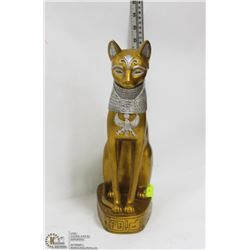 EGYPTIAN CAT STATUE 14" TALL