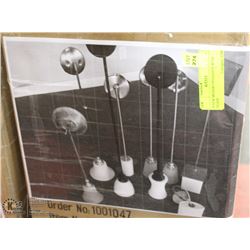 9 NEW MODERN PENDANTS WITH GLASS