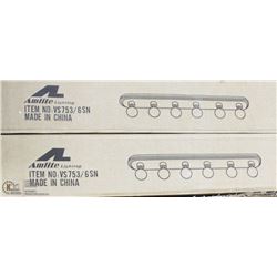 NEW CASE OF 6 PCS. BRASS BATHROOM BAR LIGHTS