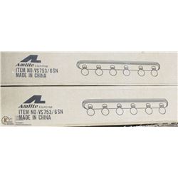 NEW CASE OF 6 PCS. BRASS BATHROOM BAR LIGHTS