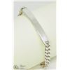 Image 2 : 21) STERLING SILVER MEDICAL CHAIN BRACELET