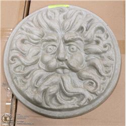 STONE SUN GARDEN PLAQUE 14".