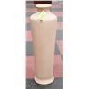 Image 1 : BEIGE CERAMIC VASE 26" TALL.
