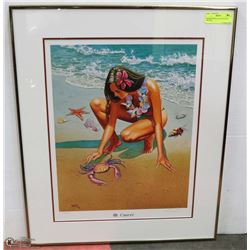 FRAMED PRINT BY DAVID CRAIG. 1982/7999