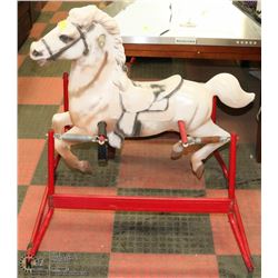 VINTAGE CHILDS ROCKING HORSE
