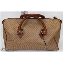 LEATHER LOOK HAND BAG