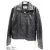 Image 1 : MENS R.D.G. MILANO BLACK LEATHER JACKET SIZE XL