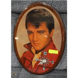 ELVIS WALL PLAQUE CLOCK