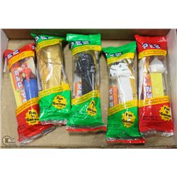 STAR WARS & LOONEY TUNES PEZ DISPENSERS & CANDY